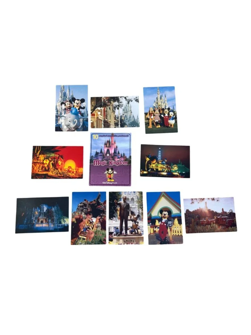 VTG Magical Memories Postcards 2 Packs (20 cards) Magic Kingdom Animal Kingdom
